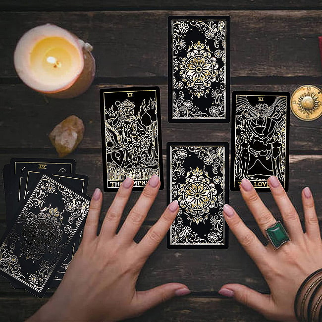 ユニバーサルウェイトタロット ブラック金字版 箱ブラック - Universal