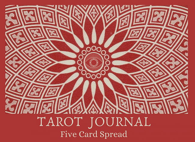 タロットジャーナル　５枚用【ライフサークル】 - Tarot journal for 5 cards [Life Circle]の写真オラクルカード,占い,カード占い,タロット