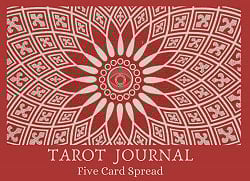 タロットジャーナル　５枚用【ライフサークル】 - Tarot journal for 5 cards [Life Circle]の商品写真