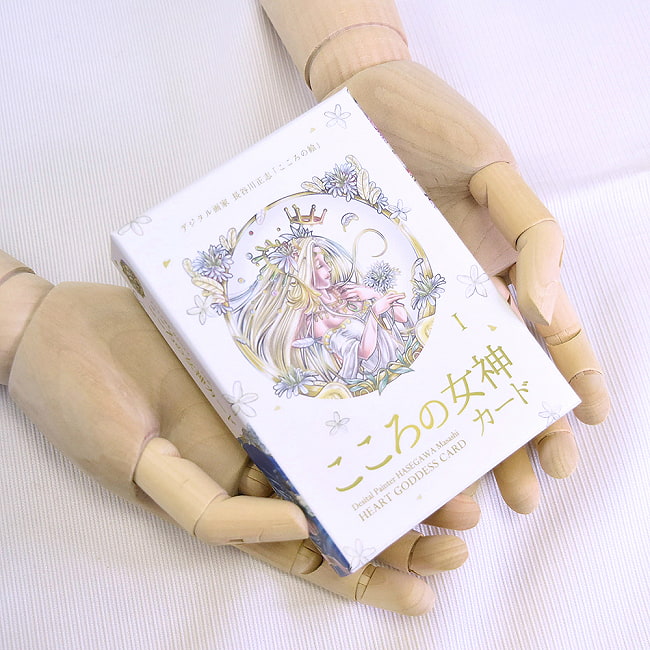 こころの女神カード - goddess of heart card 3 - 箱裏です、このカードの説明。