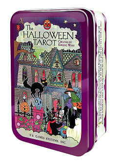 缶入りハロウィンタロット - Halloween tarot in a tin(ID-SPI-909)