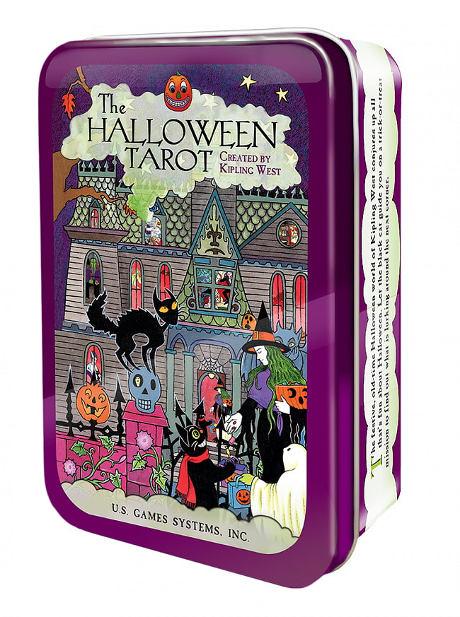缶入りハロウィンタロット - Halloween tarot in a tinの写真1枚目です。素敵なカードです、あなたはなにを問いますか？
オラクルカード,占い,カード占い,タロット