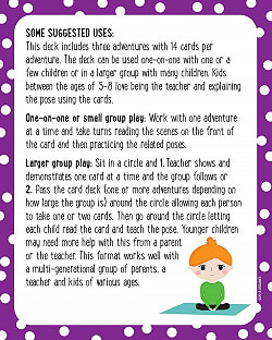 キッズヨガアドベンチャーデッキ - Kids Yoga Adventure Deck - サブ5