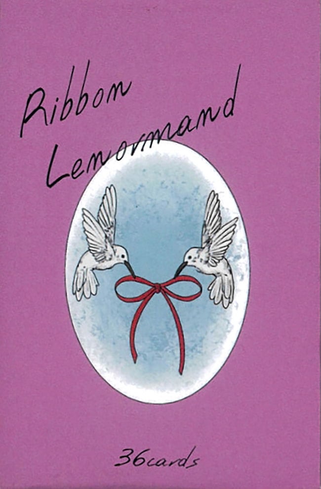 リボンルノルマン - ribbon lenormandの写真1枚目です。パッケージ写真ですオラクルカード,占い,カード占い,タロット