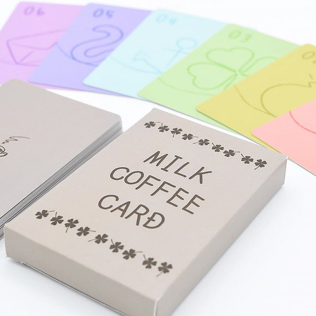 ミルクコーヒーカード - milk coffee card 2 - 開けて見ました。素敵なカード達です