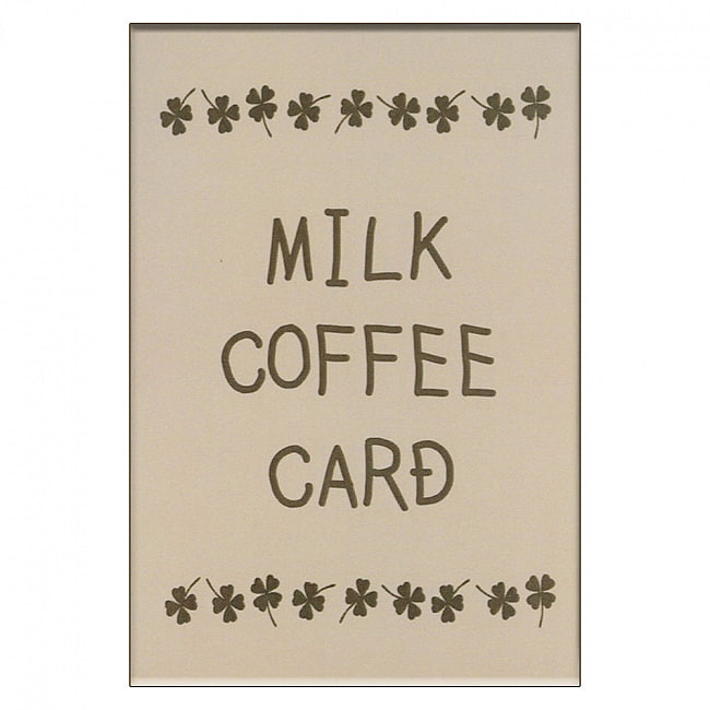 ミルクコーヒーカード - milk coffee cardの写真1枚目です。パッケージ写真ですオラクルカード,占い,カード占い,タロット