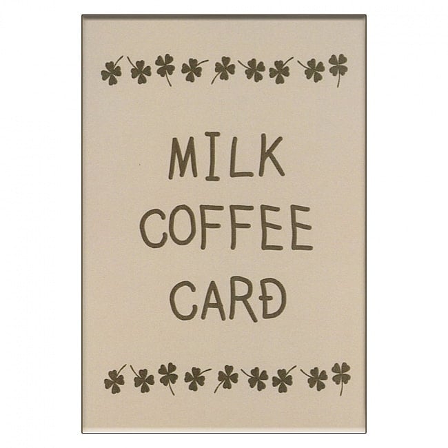 ミルクコーヒーカード - milk coffee cardの写真1枚目です。パッケージ写真ですオラクルカード,占い,カード占い,タロット