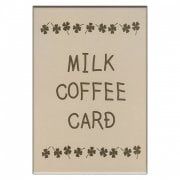 ミルクコーヒーカード - milk coffee card