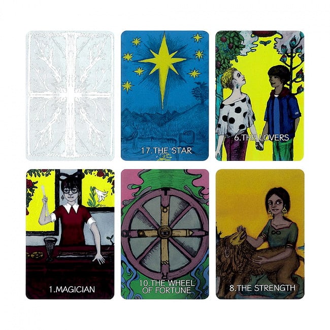 TAROT DECK by kibi（タロットデッキby希微） - TAROT DECK by kibi 3 - パッケージ裏面