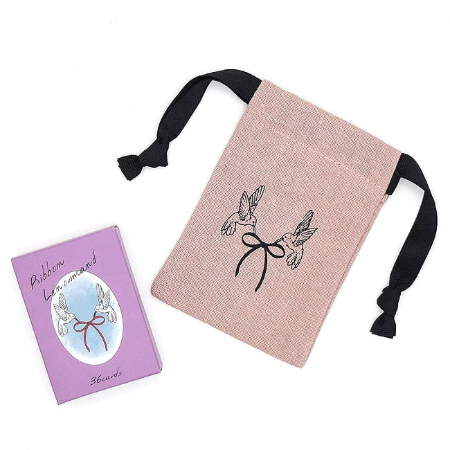 リボンルノルマン・ミニ＆ミニポーチセット - Ribbon Lenormand Mini & Mini Pouch Setの写真オラクルカード,占い,カード占い,タロット