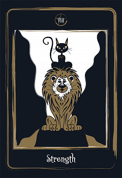 金の黒猫タロット - gold black cat tarot - サブ2