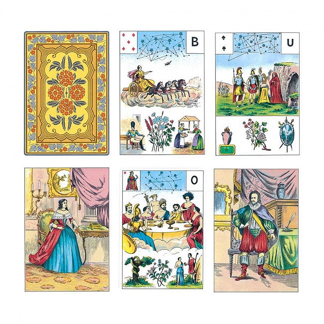 グランジュードゥルノルマン - Grand Jeu De Mlle Lenormand  4 - カードの大きさはこのくらいです