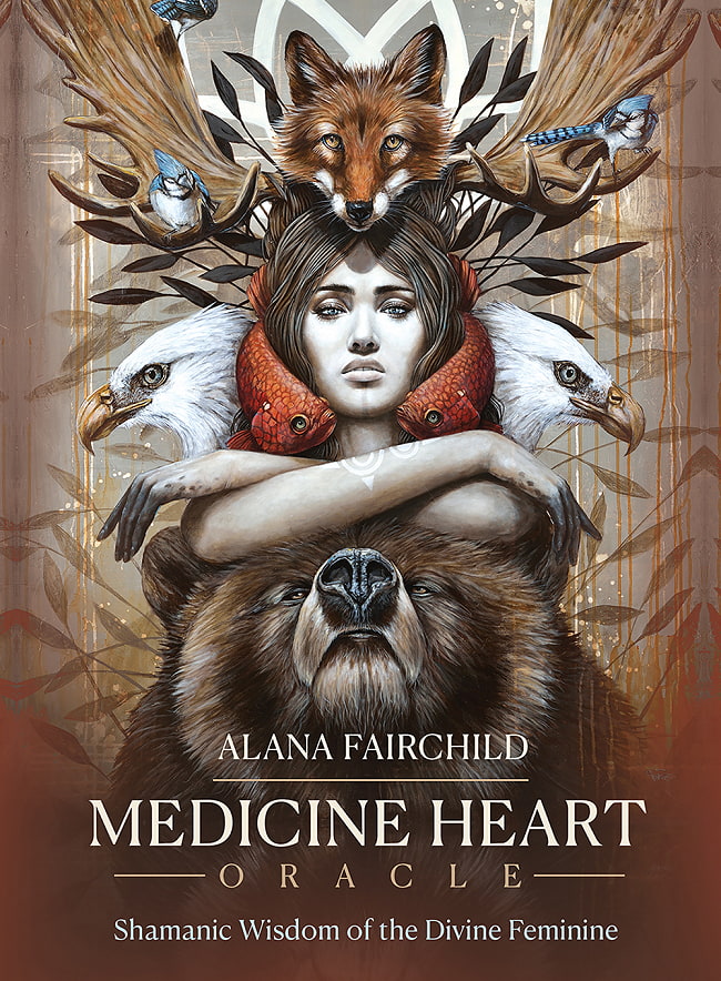メディシン・ハート・オラクル - Medicine Heart Oracle: Shamanic Wisdom of the Divine Feminineの写真1枚目です。パッケージ写真ですオラクルカード,占い,カード占い,タロット