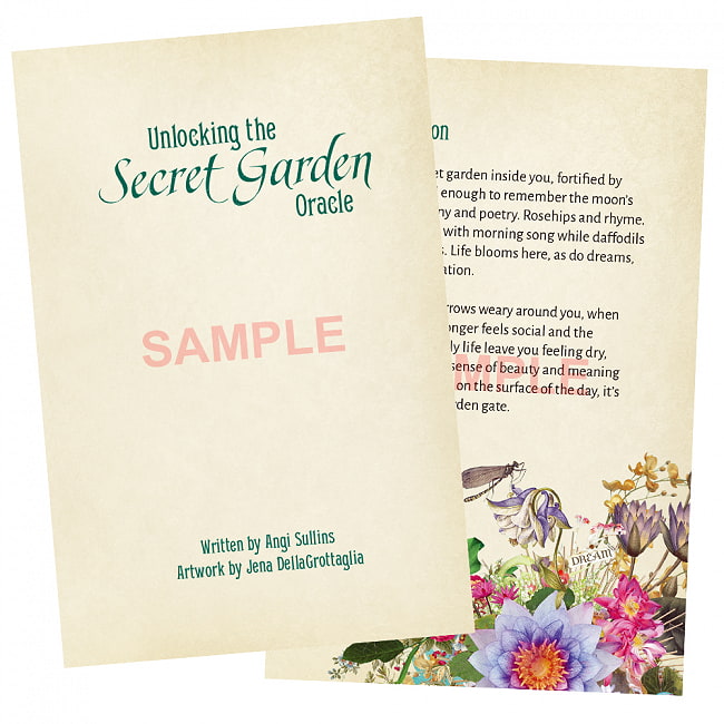 アンロックッキング シークレットガーデンオラクル - Unlocking the Secret Garden Oracle 5 - 開けて見ました。素敵なカード達です