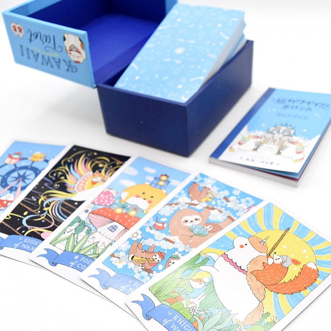 「超カワイイ!!」タロット - Super cute!! Tarot 2 - カードの大きさはこのくらいです