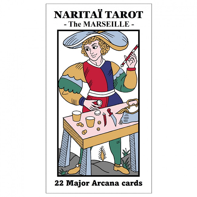 NARITAI タロット《ザ・マルセイユ》 - NARITAI Tarot《The Marseille》の写真1枚目です。パッケージ写真ですオラクルカード,占い,カード占い,タロット