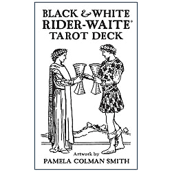 ブラックアンドホワイトタロット - Black & White Rider-Waite? Tarot Deck(ID-SPI-999)