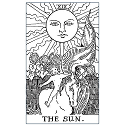 ブラックアンドホワイトタロット - Black & White Rider-Waite? Tarot Deck - サブ2