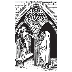 ブラックアンドホワイトタロット - Black & White Rider-Waite? Tarot Deck - サブ3