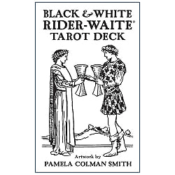 ブラックアンドホワイトタロット - Black & White Rider-Waite? Tarot Deckの商品写真