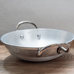 インド鍋 アルミニウム カダイ【直径：約24cm】 - サブ3