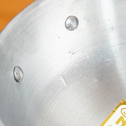インド鍋 アルミニウム カダイ【直径：約25.5cm】 - サブ4