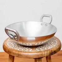 インド鍋 アルミニウム カダイ【直径:約25.5cm】