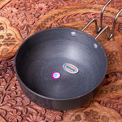 ミニタルカパン - 黒 ノンスティック【直径約12cm 約400ml】インド料理でスパイスをテンパリングする調理器具 - サブ2