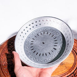 インドの透かし彫り軽量アルミ ミニターリー - 外径：約20cm - サブ5