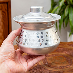 アルミのビリヤニ鍋 1.5人前サイズ 830cc程度 - サブ5