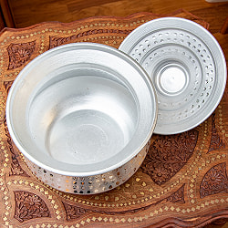 アルミのビリヤニ鍋 6〜8人前サイズ 3600cc程度 - サブ3