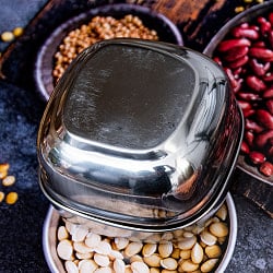 ステンレスのマサラケース・小物入れ 幅：約6.5cm - サブ4