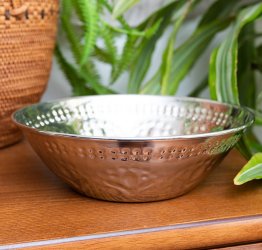 ペシャワールのエンボス ボウル[21cm x 7cm]の商品写真