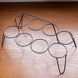 チャイワーラーのチャイカップホルダー - 8カップ用　ブラック - サブ5