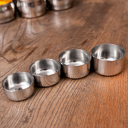 チャトニボウル4個セット　スパイスや薬味入れに　カレー小皿 - サブ2