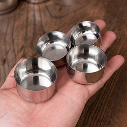 チャトニボウル4個セット　スパイスや薬味入れに　カレー小皿 - サブ5