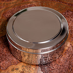 便利な中ぶた付き 円形スパイスボックス　7種類のスパイスを入れられる！[直径約18.5cm] - サブ5