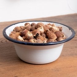 印度琺瑯 アンティーク調のホーロー 多目的ボウル - 外径15.5cm程度(ID-TBLWR-1078)