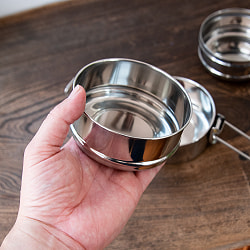 3段インド弁当箱 【高さ：約13cm】 - サブ5