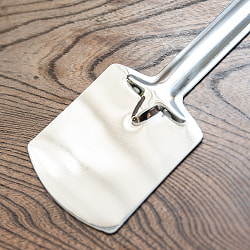 インドの万能フライ返し ステンレスターナー - サブ4