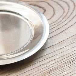 重ねられるティファン小皿　ステンレスの薄小皿(約12cm) - サブ2