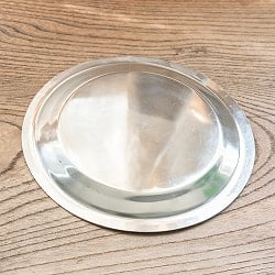 重ねられるティファン小皿 ステンレスの薄小皿(約13.5cm) - サブ4