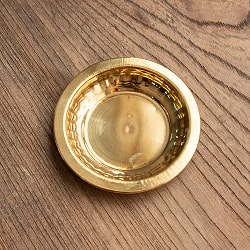 【祭壇用】ステンレス金メッキカトリ（ミニ皿）　【直径：約8cm】 - サブ2