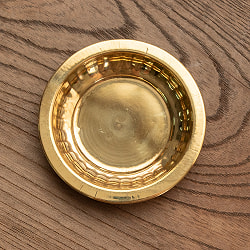 【祭壇用】ステンレス金メッキカトリ（小皿）　【直径：約10cm】 - サブ2