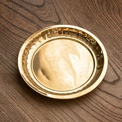 【祭壇用】ステンレス金メッキカトリ（中皿）　【直径：約12.7cm】の商品写真