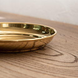 【祭壇用】ステンレス金メッキカトリ（中皿）　【直径：約13cm】 - サブ4