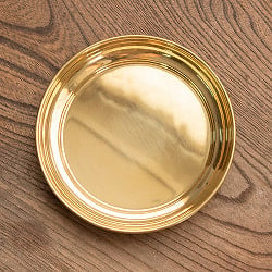 【祭壇用】ステンレス金メッキカトリ（中皿）　【直径：約13cm】の商品写真