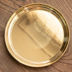 【祭壇用】ステンレス金メッキカトリ（中皿）　【直径：約18.3cm】の商品写真