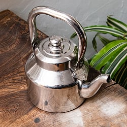 【チャイ10杯分くらい】レトロケトル インドのやかん 900cc程度 - サブ2