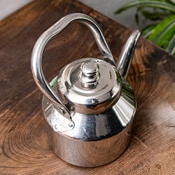 【チャイ15杯分くらい】レトロケトル インドのやかん 1200cc程度 - サブ4